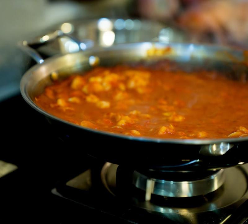 Pan-Seared Cod in Tomato Sauce