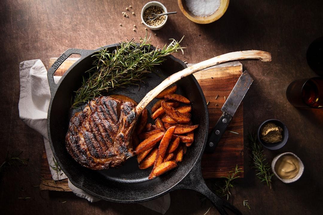 Pan-Seared Côte de Boeuf with Herb Butter