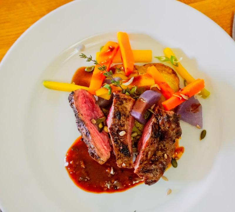 Pan-Seared Duck Breast with Cherry Gastrique