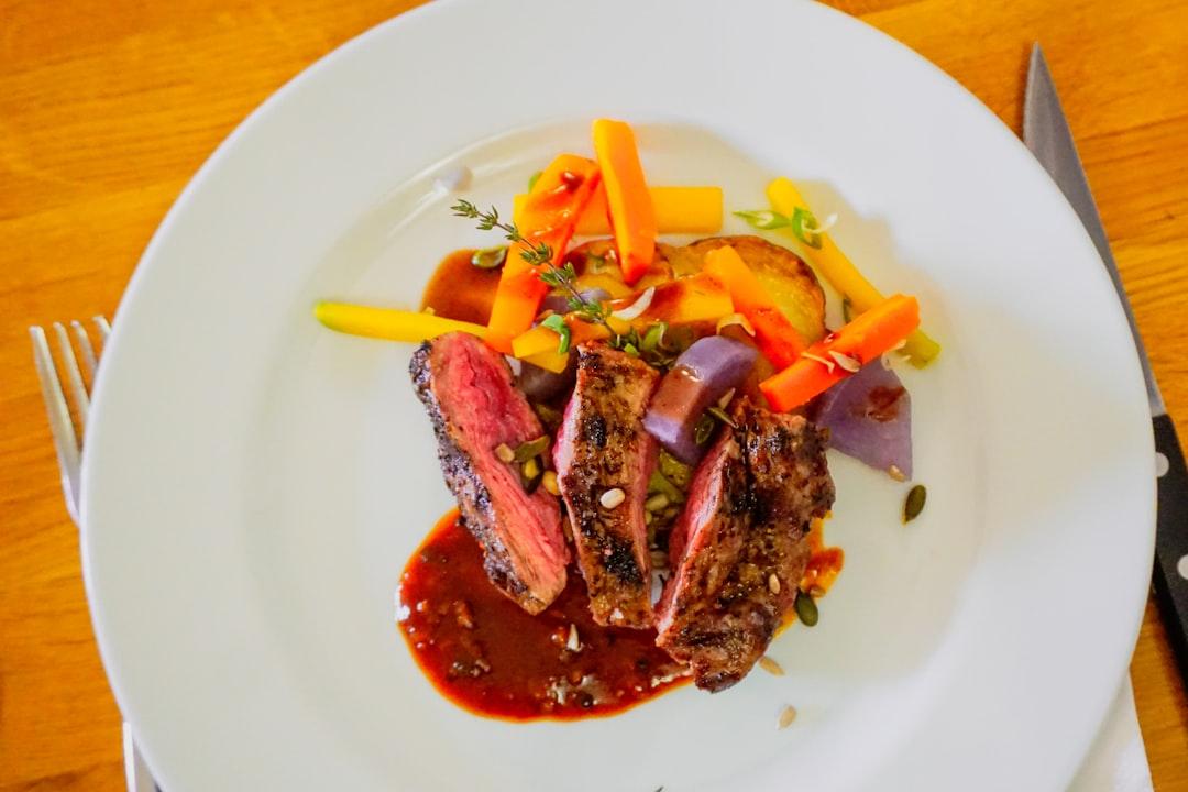 Pan-Seared Duck Breast with Cherry Gastrique