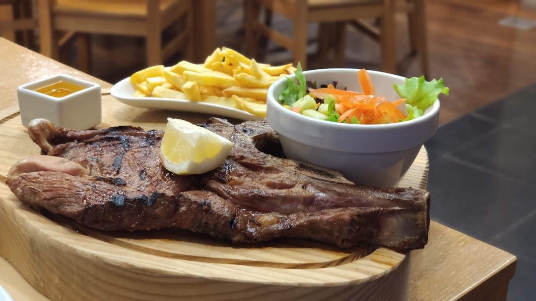 Pan-Seared Pork Ribs with Crispy Fries