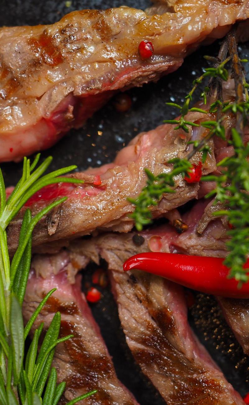 Pan-Seared Prime Rib with Au Jus