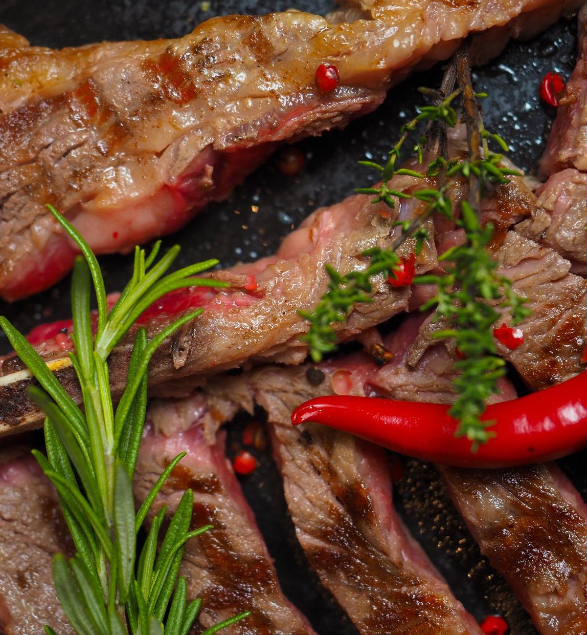 Pan-Seared Prime Rib with Au Jus