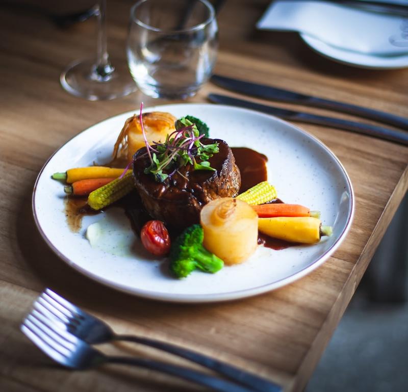 20-Min Pan-Seared Roast Beef & Greens