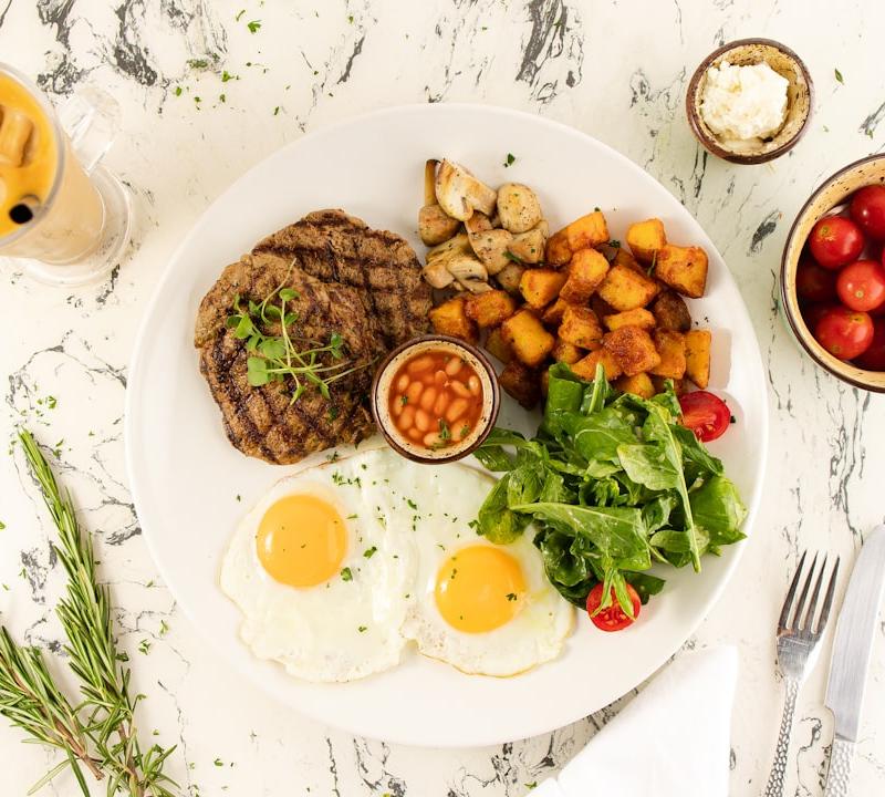 Pan-Seared Steak and Eggs