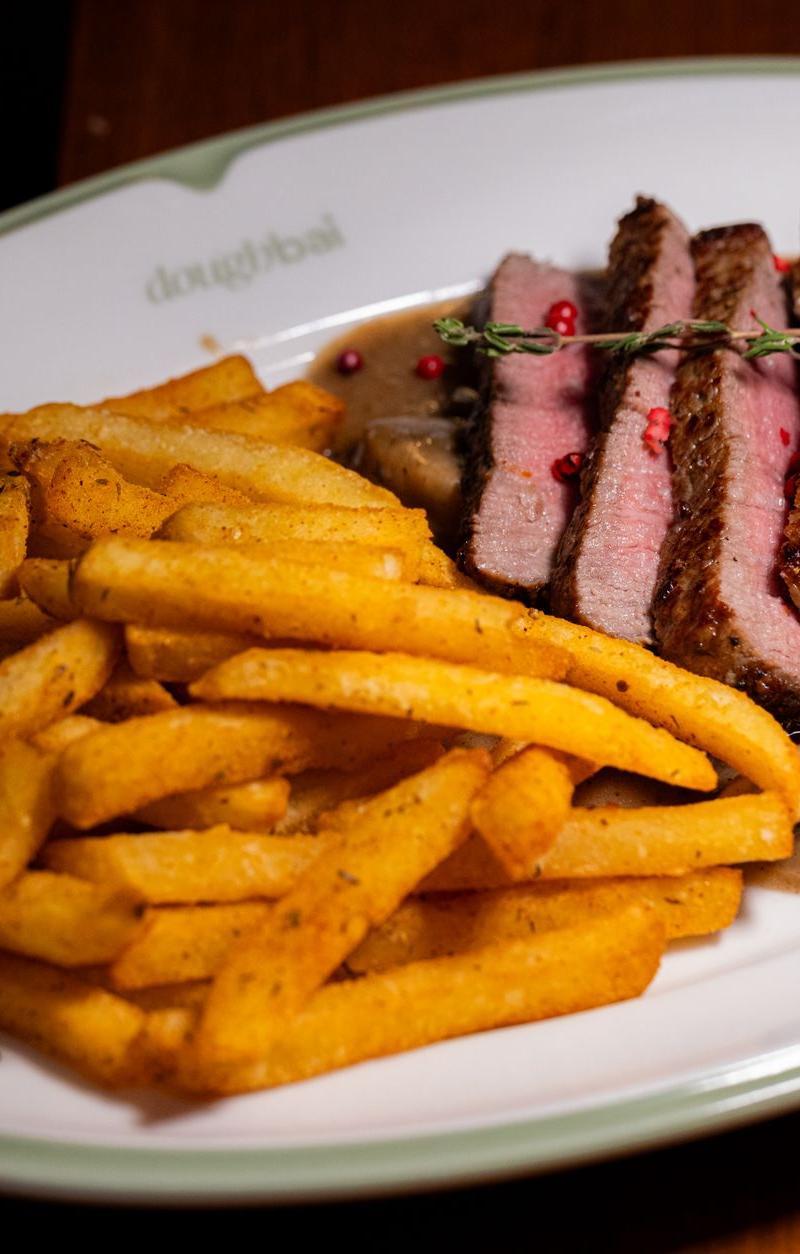 Pan-Seared Steak & Crispy Fries
