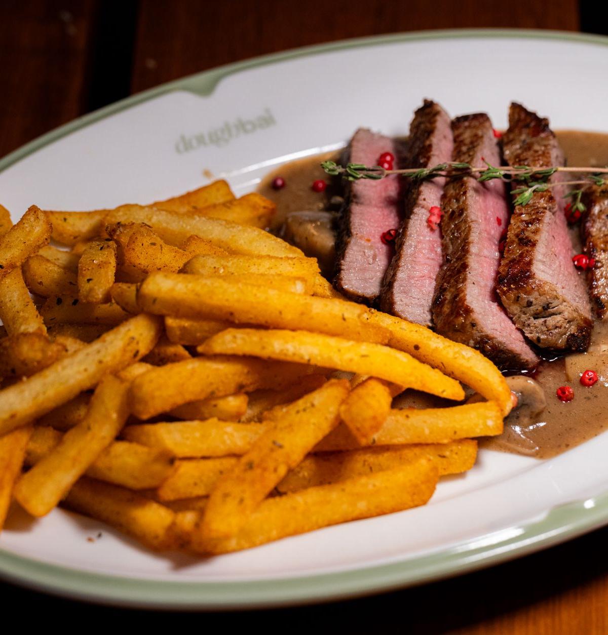 Pan-Seared Steak & Crispy Fries