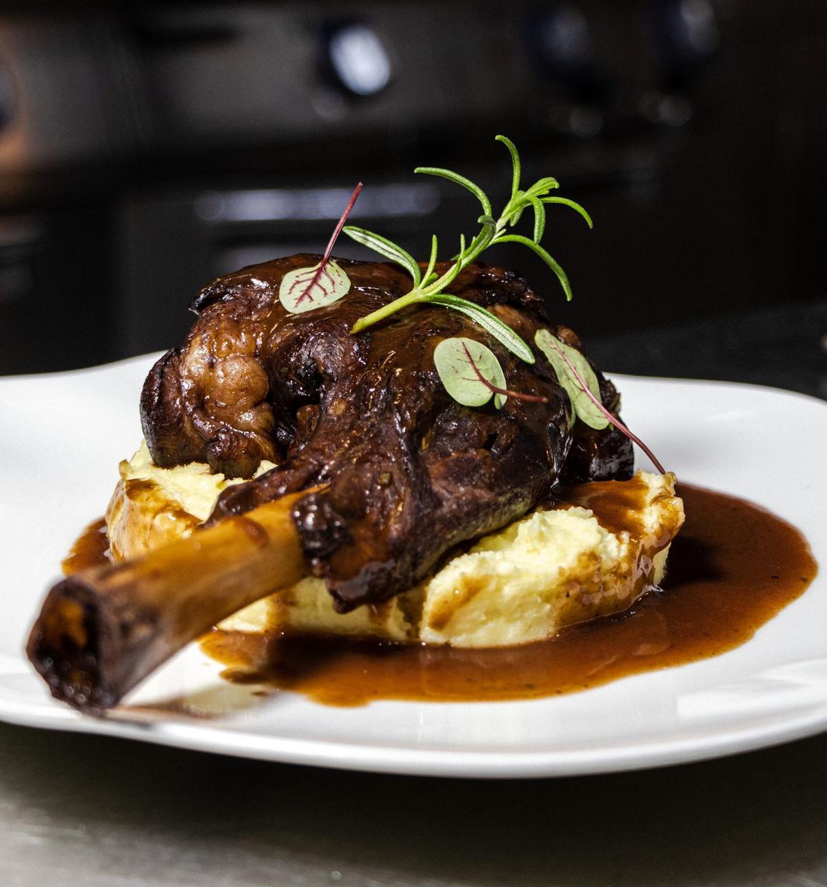 20-Min Pan-Seared Veal Shank with Creamy Mash
