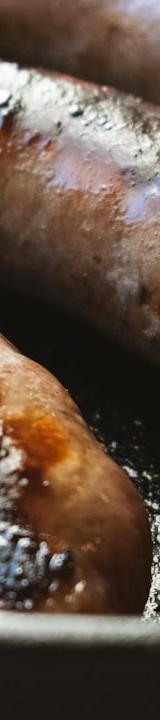 Pan-Seared Weisswurst with Whole Grain Mustard
