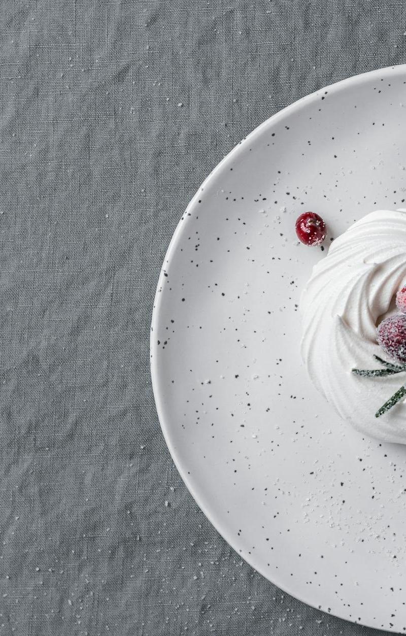 10-Minute Pavlova Nests with Sugared Berries