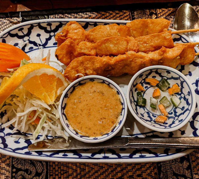 15-Min Peanut Chicken Satay