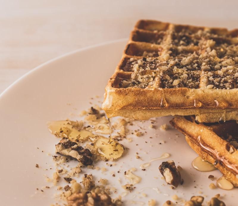 Pecan Praline Waffles