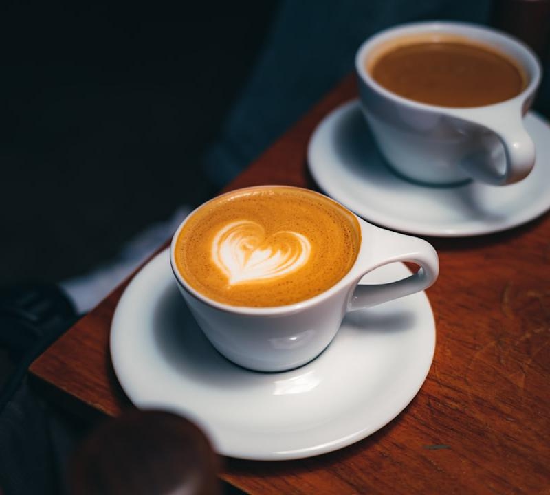 Perfect Latte With Milk Foam