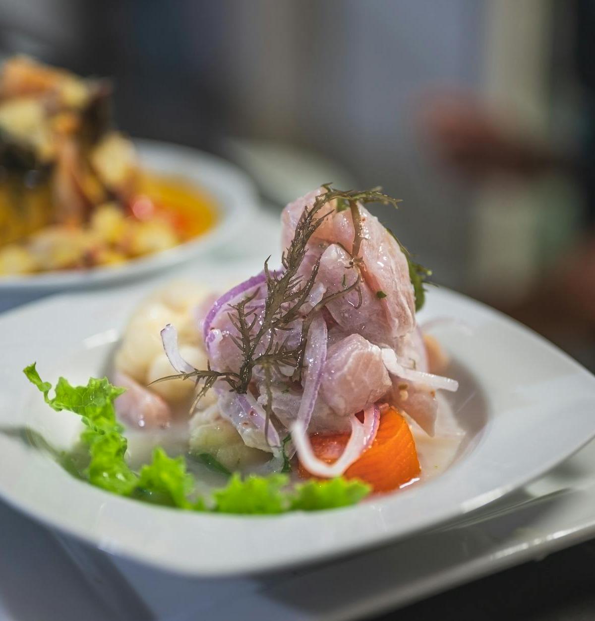 Classic Peruvian Ceviche with Choclo & Sweet Potato
