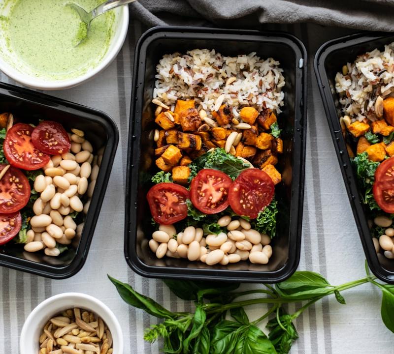 Pesto Chicken Grain Bowl