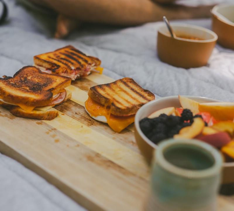 Pesto Grilled Cheese