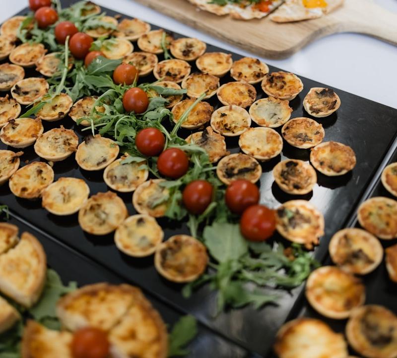 Crispy Phyllo Cups with Herbed Ricotta and Roasted Tomatoes