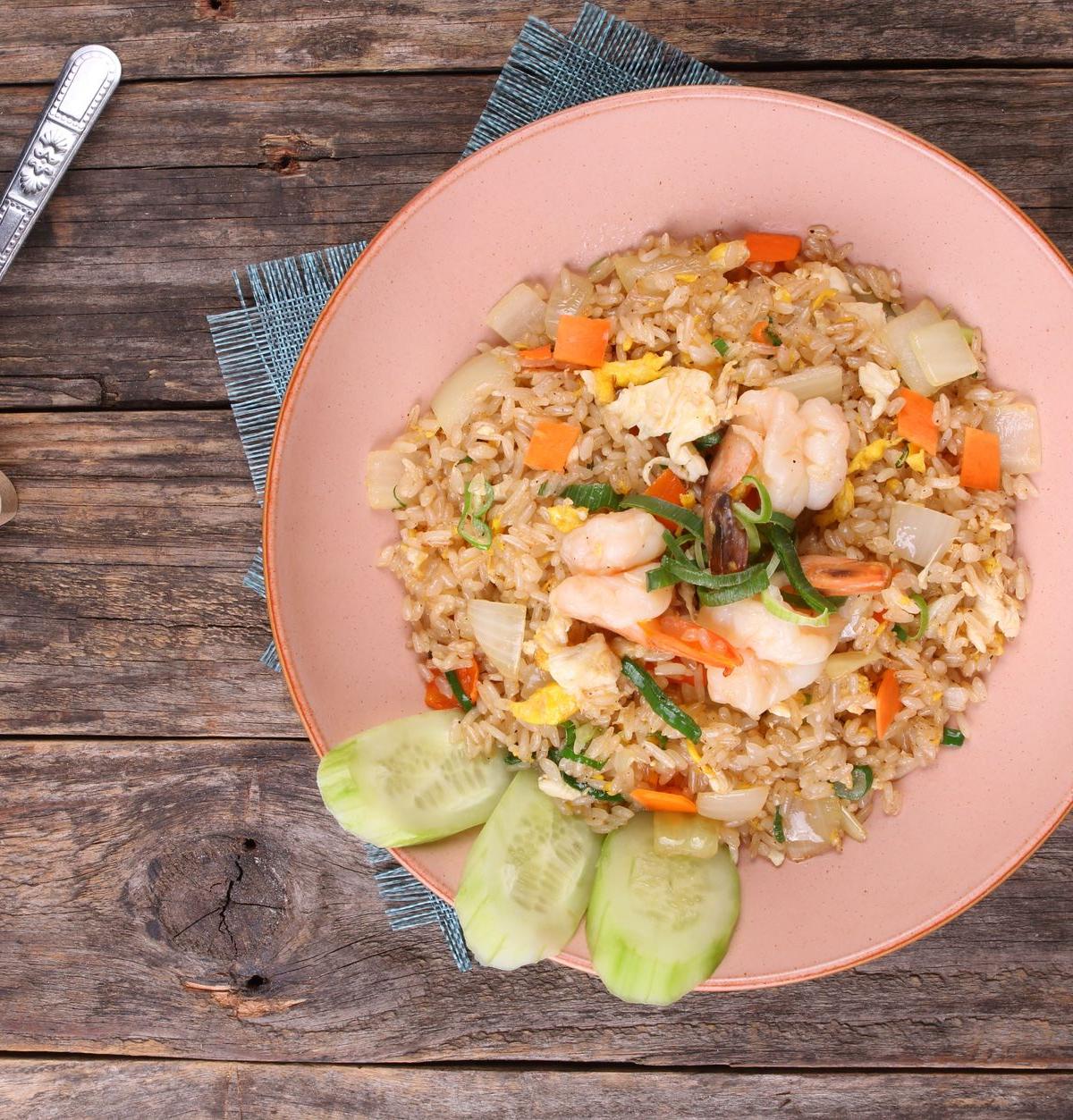 20-Min Pineapple Shrimp Fried Rice