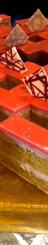 Pink Rum Glaze Cake Bites