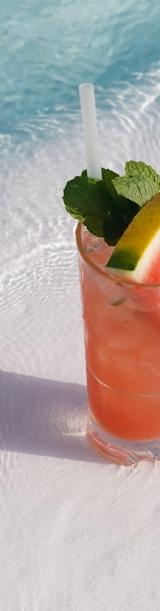 Pink Watermelon Juice with Mint & Ice