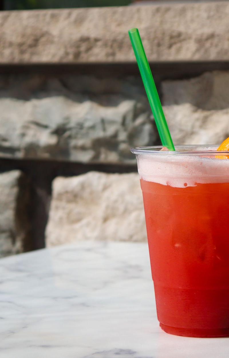 Pink Watermelon Juice with Orange