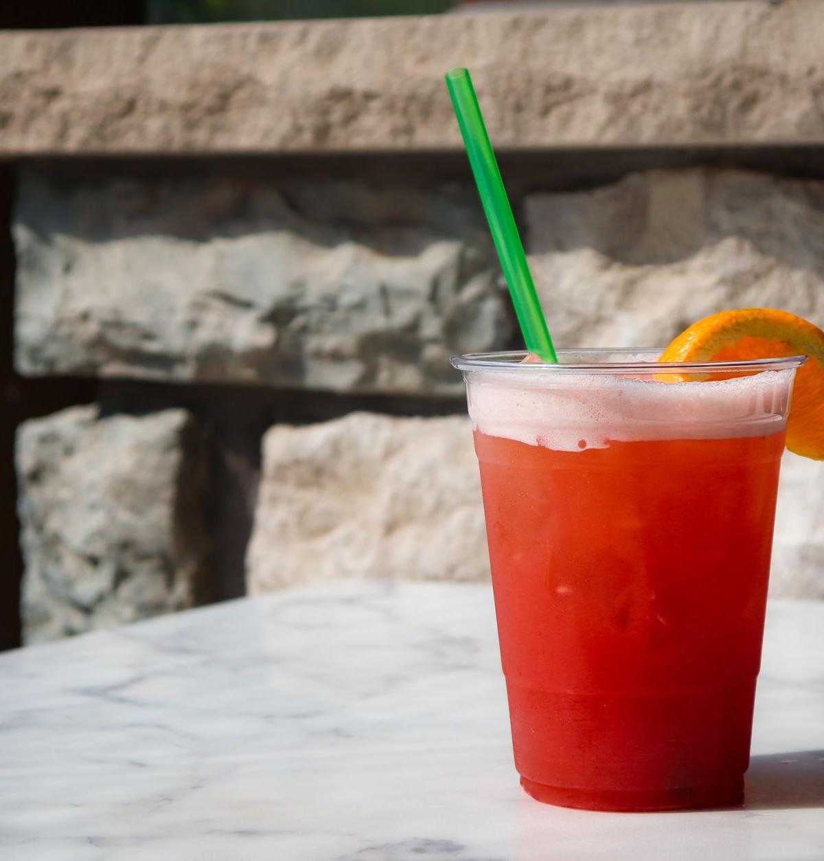 Pink Watermelon Juice with Orange