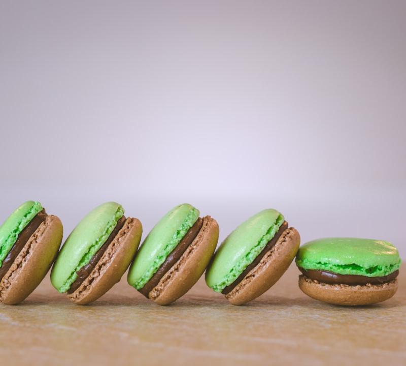 Pistachio Macarons