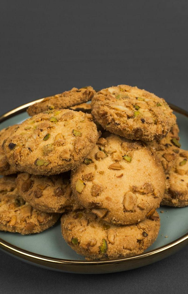 Pistachio Rosewater Cookies