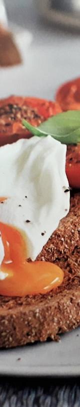 Poached Eggs on Tomato Toast
