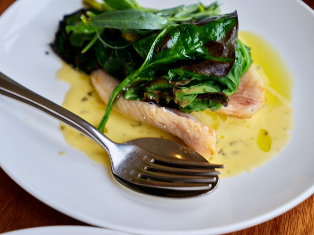 Poached Lutefisk with Butter & Herbs