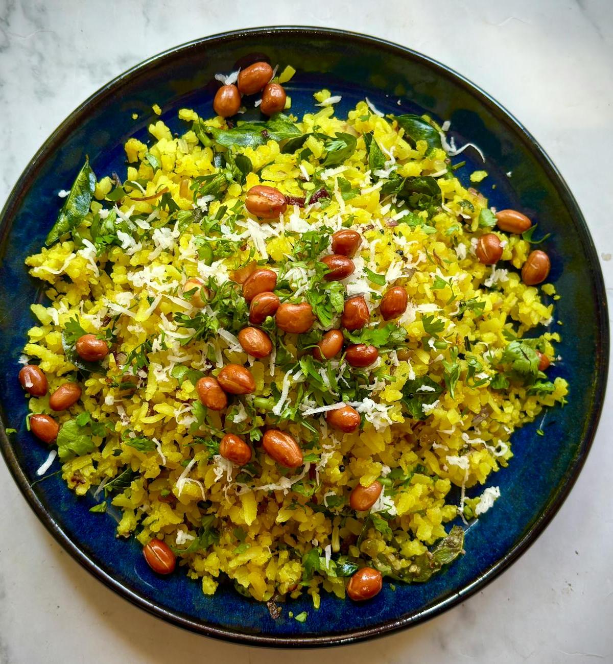 Poha Breakfast Bowl