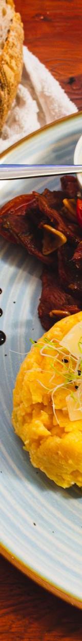 Polenta Taragna Bowl with Seared Beef & Tomatoes