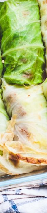 Polish Beef Stuffed Cabbage Rolls