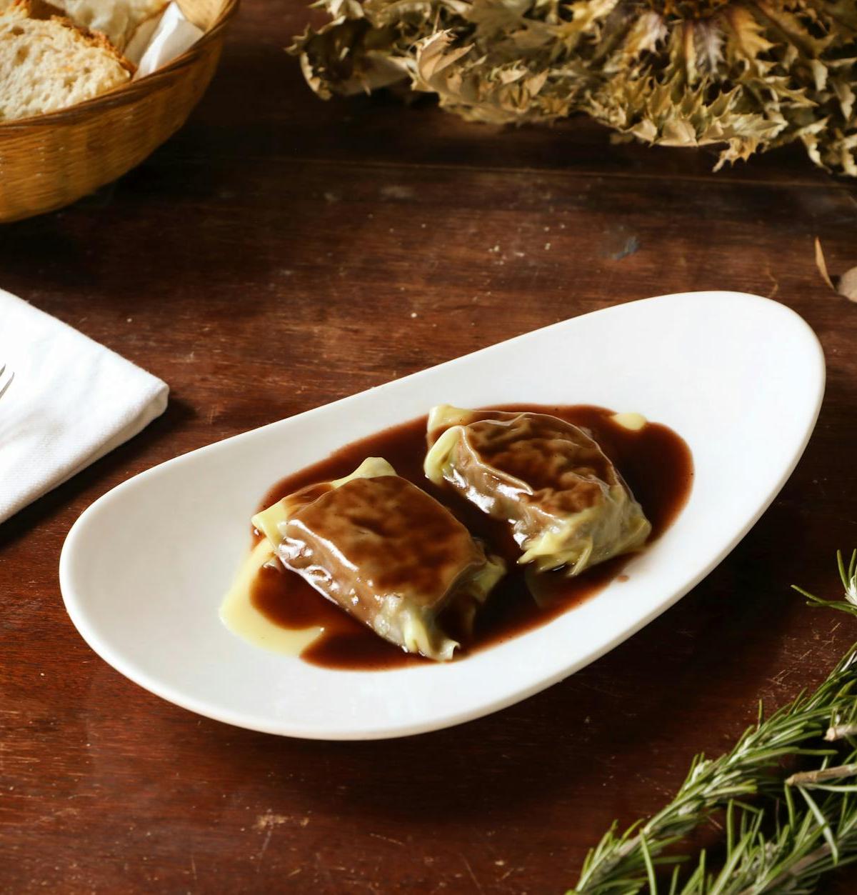 Polish Beef Stuffed Cabbage Rolls