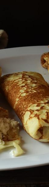 Polish Cheese & Potato Naleśniki