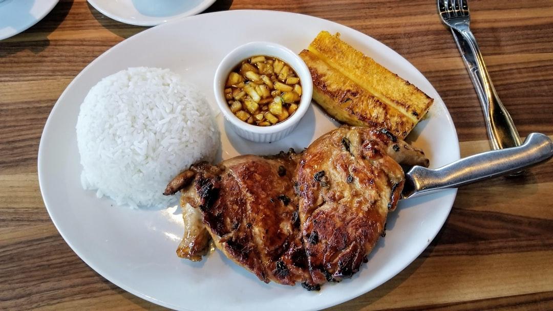 20-Min Pollo Adobado with Rice & Plantain