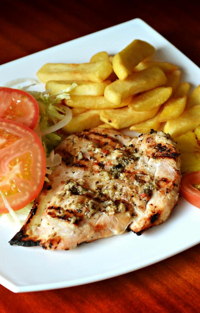 Pollo a la Plancha with Mojo—Fries, Pineapple & All