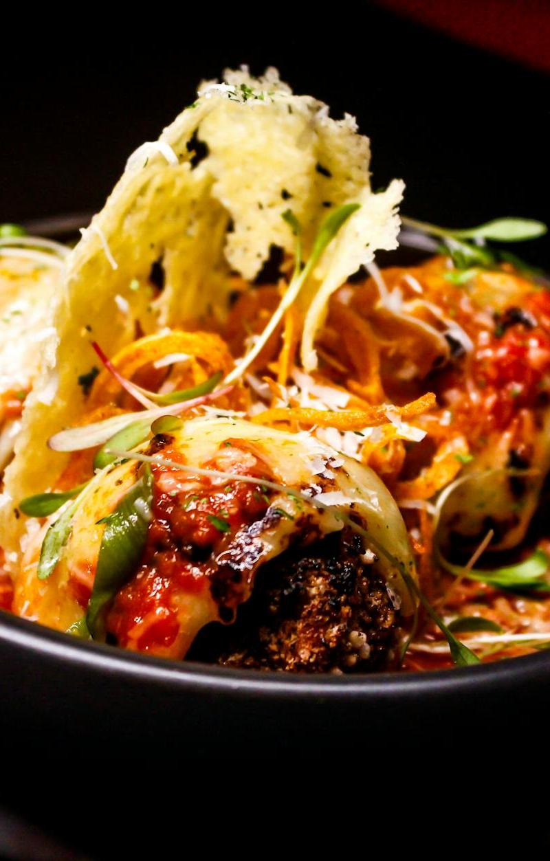 20-Min Polpette al Sugo with Crispy Parmesan