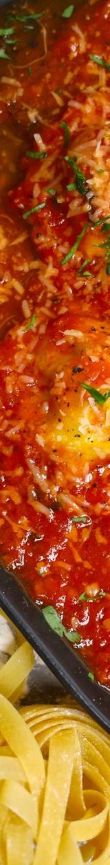 20-Min Polpette al Sugo with Tagliatelle
