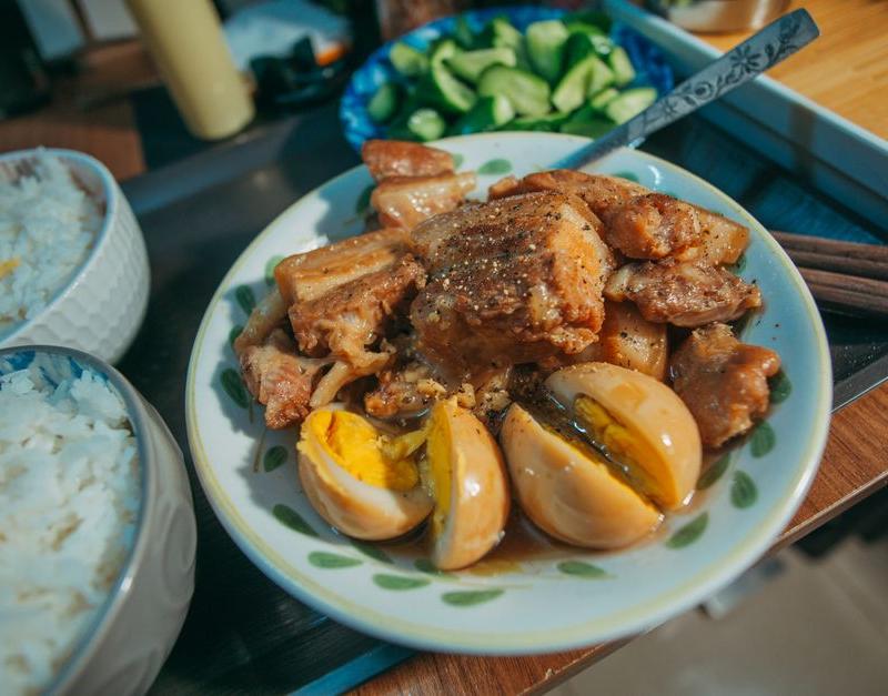 25-Min Pork Adobo with Soy Eggs