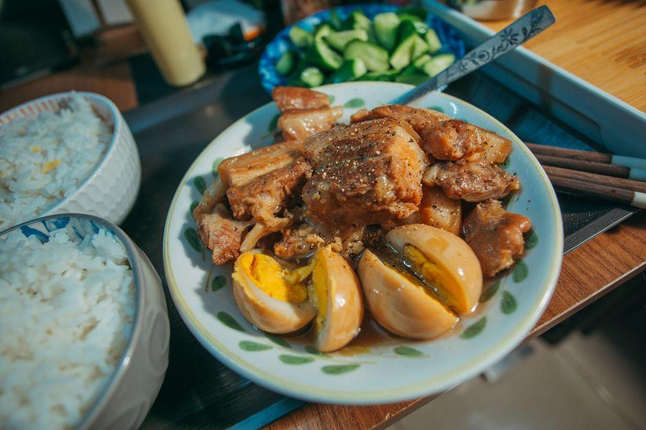 25-Min Pork Adobo with Soy Eggs