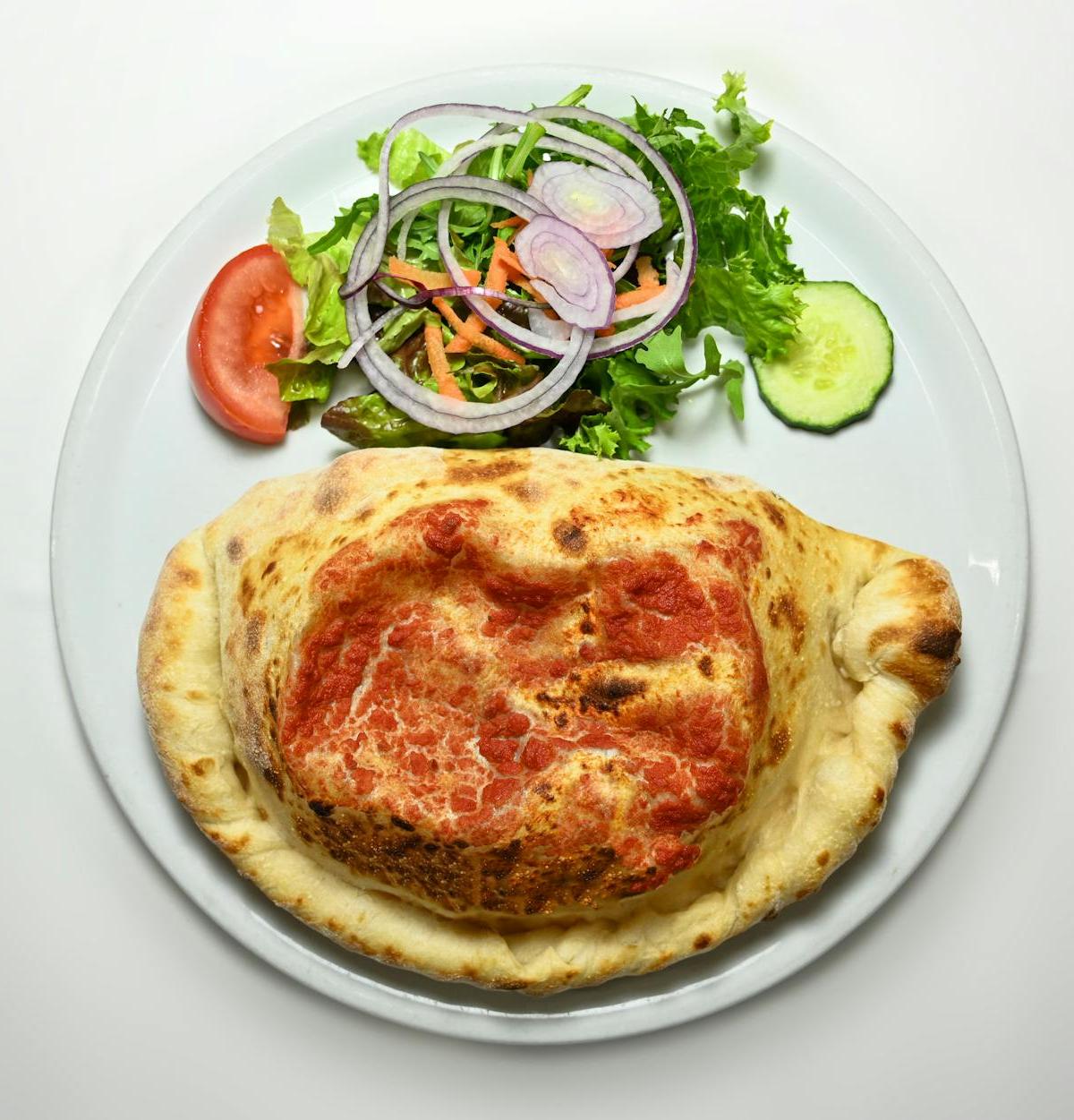 Pork and Cheese Calzone