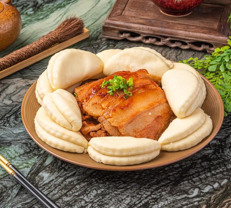 Pork Baozi (Steamed Buns)