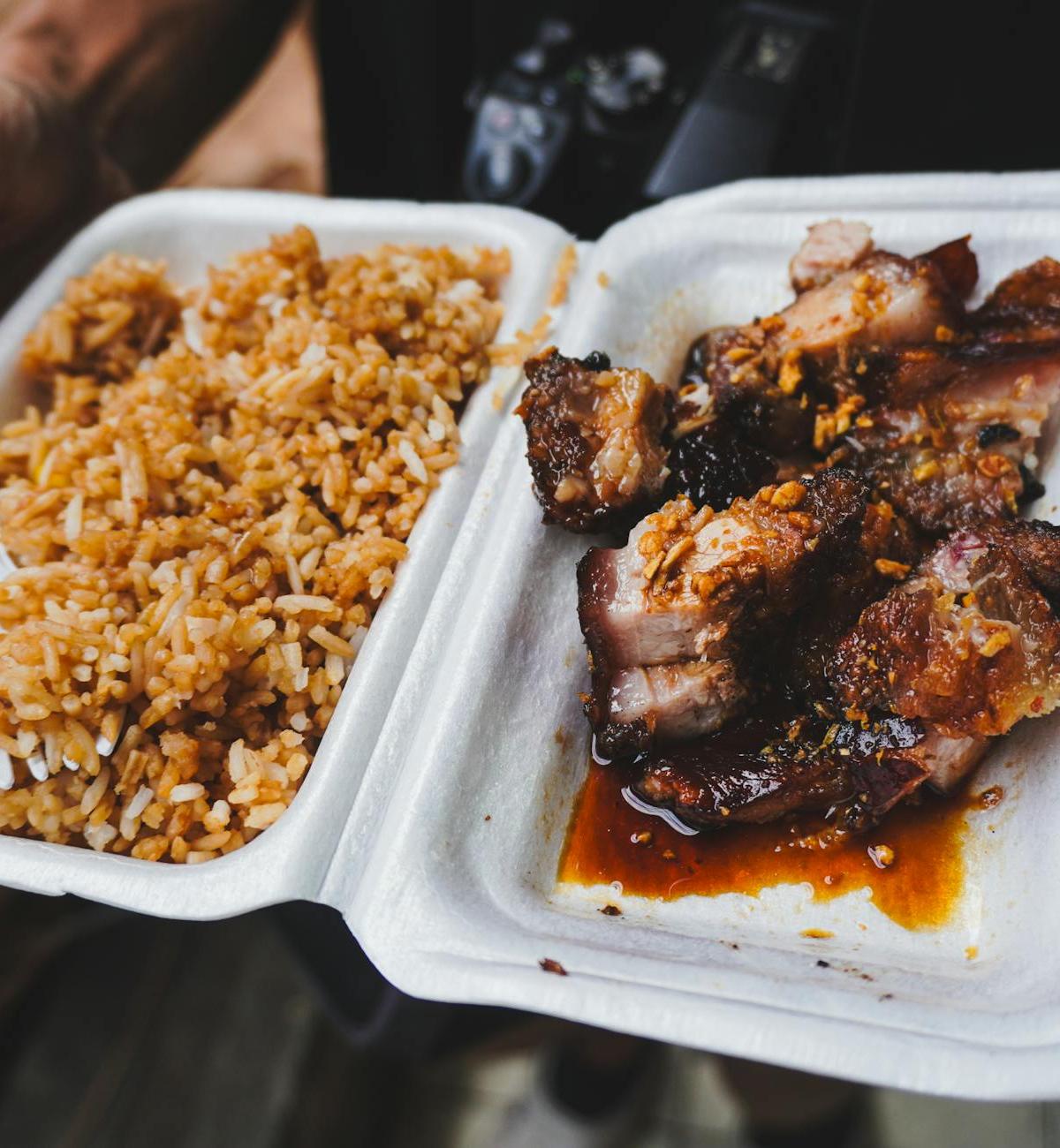 20-Min Pork Humba with Garlic Fried Rice