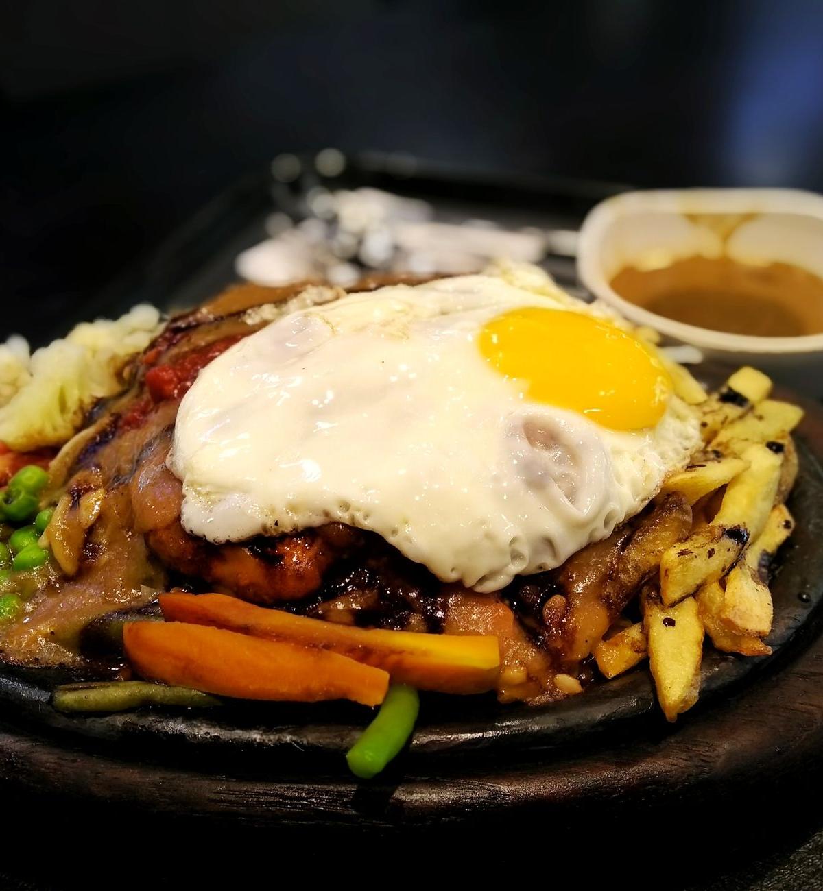 Portuguese Bitoque—Steak, Egg & Fries