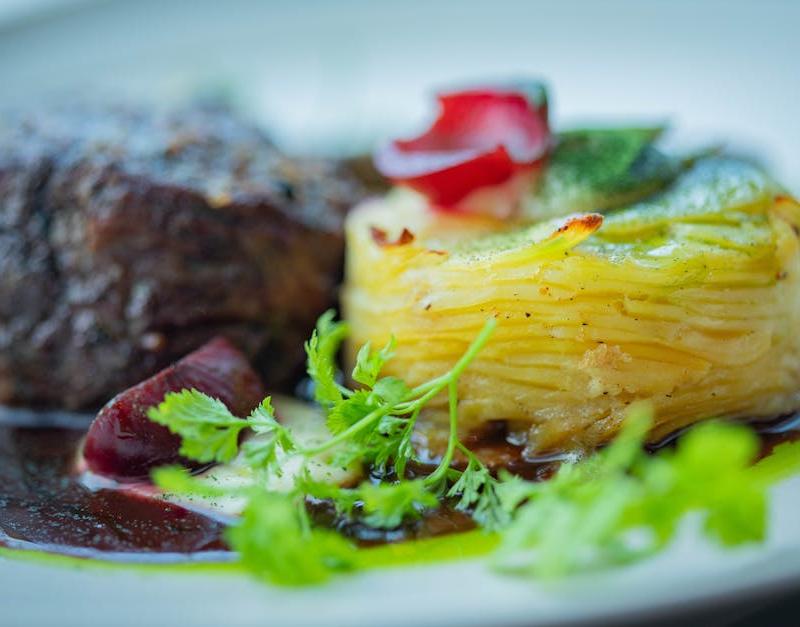 15-Min Potato Gratin with Cream & Cheese