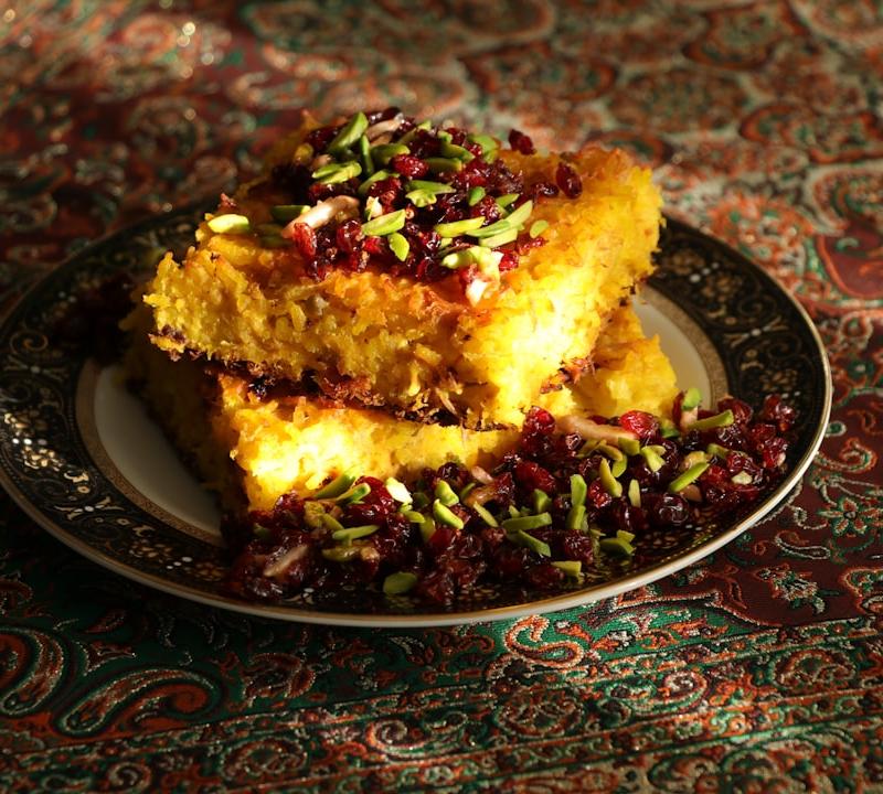 Potato Tahdig