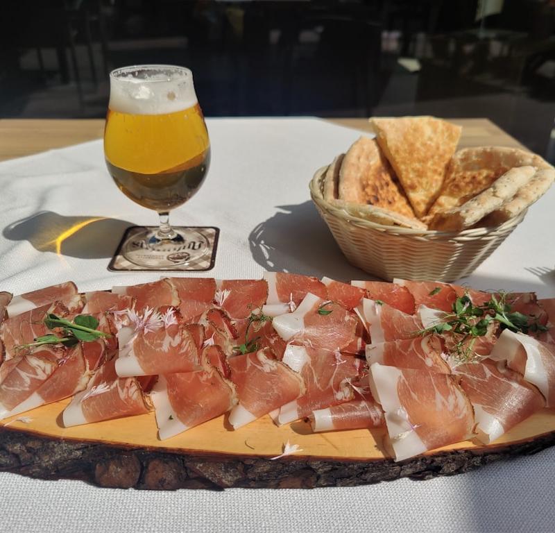 Prosciutto & Melon Board with Hot Honey