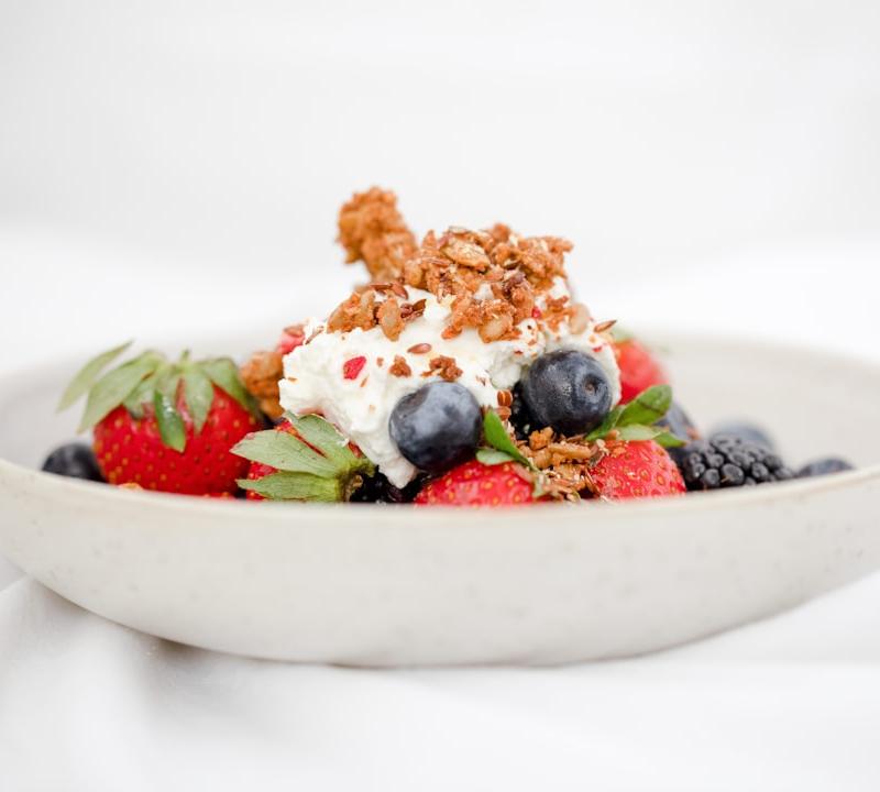 Protein Yogurt Bowl with Granola & Berries