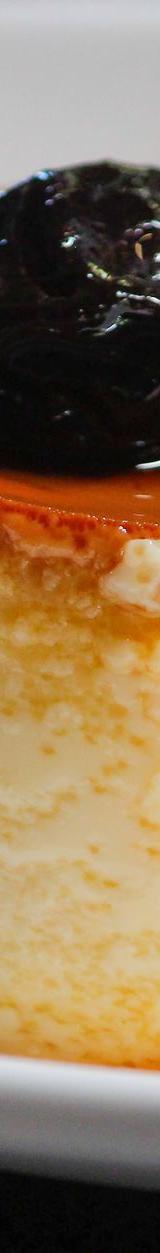 15-Minute Pudim Flan with Prunes